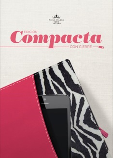 Biblia Compacta Cierre Fucsia Cebra