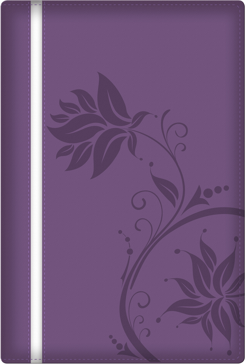 Biblia De La Mujer Conforme Al Corazón De Dios -Duo Tono Morado