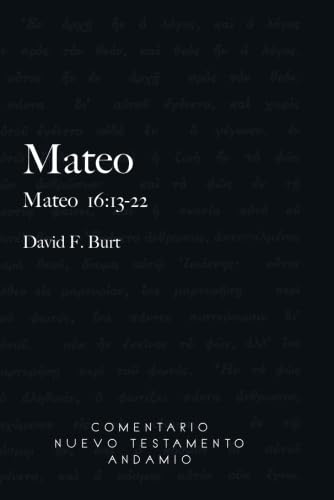 Comentario NT Andamio Mateo 16:13-22