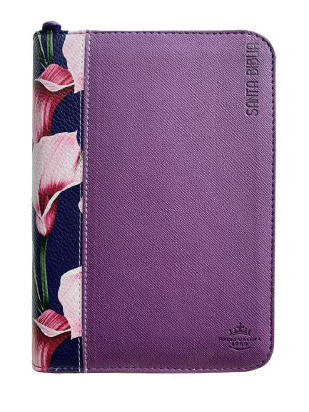 Biblia / RVR046CZLM PJR Lila Diseño Flores