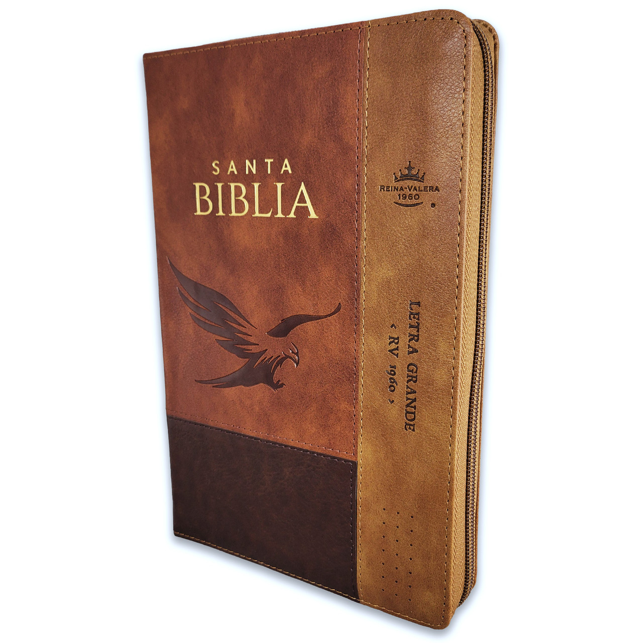 Biblia RVR60 Tamaño Manual Letra Grande con Cierre e Índice