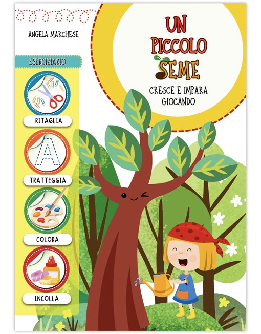 Un piccolo seme cresce e impara giocando