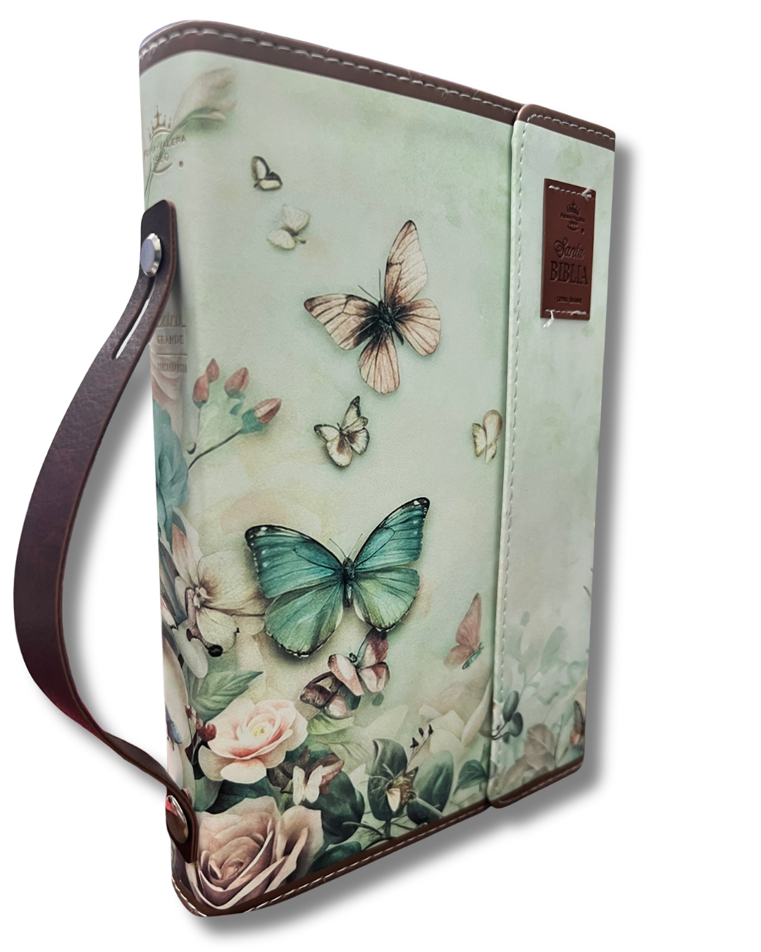 Biblia RVR 1960 Exquisita Mariposas en Primavera