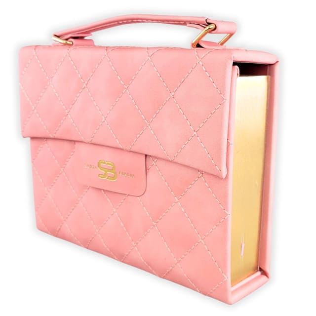 Biblia RVR60 045C Deluxe Rosa Claro
