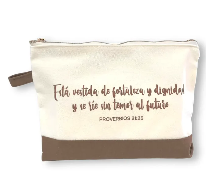 Estuche / Neceser de Algodón - Esta Vestida