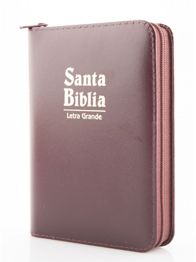 Biblia RVR60 Percalina Concordancia Cierre Indice Vinotinto