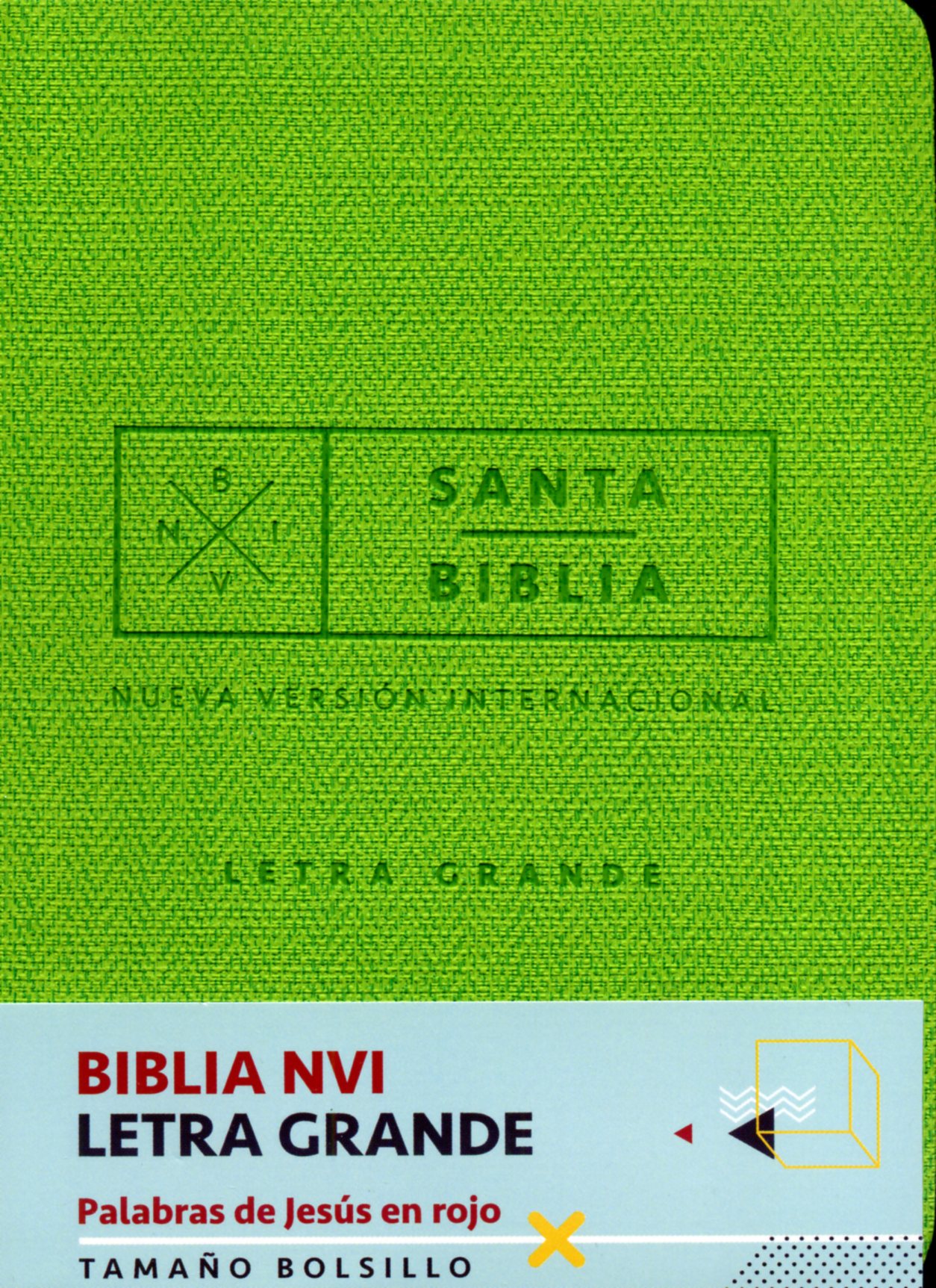 Biblia Bolsillo Letra Grande C Italiano Verde