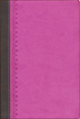 Biblia de Estudio Tras las huellas del Mesías Dos Tonos - Rosa/Marrón