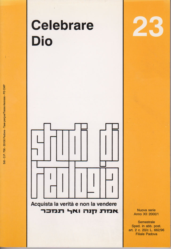 Celebrare Dio (Studi di Teologia - n° 23)