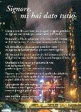 Poster "Signore, mi hai dato tutto"