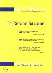 La riconciliazione (Lux Biblica - n° 35)