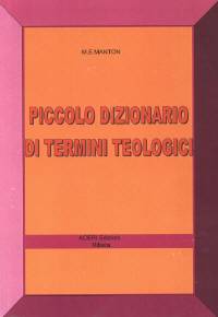 Piccolo dizionario di termini teologici