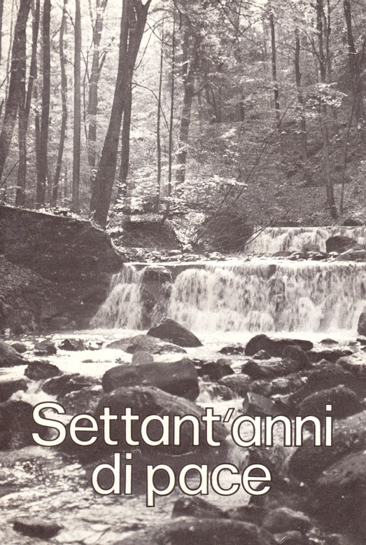 Settant'anni di pace