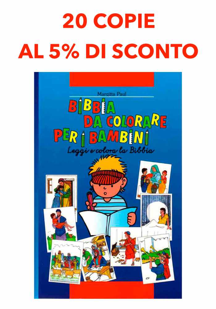 Offerta 20 copie della "Bibbia da colorare per bambini"
