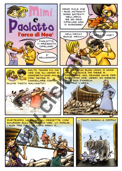 Mimì e Paolotto - L'arca di Noè - 100 opuscoli