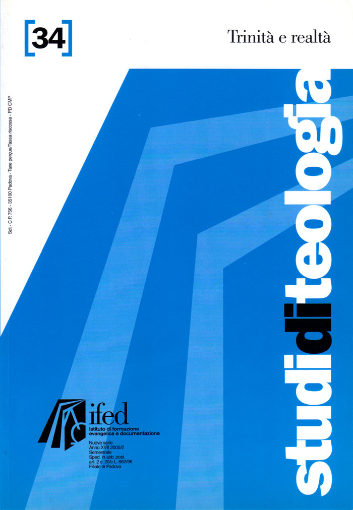 Trinità e realtà (Studi di teologia n° 34)