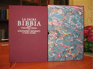 Bibbia Diodati da Pulpito Edizione del 1641 con note di Giovanni Diodati