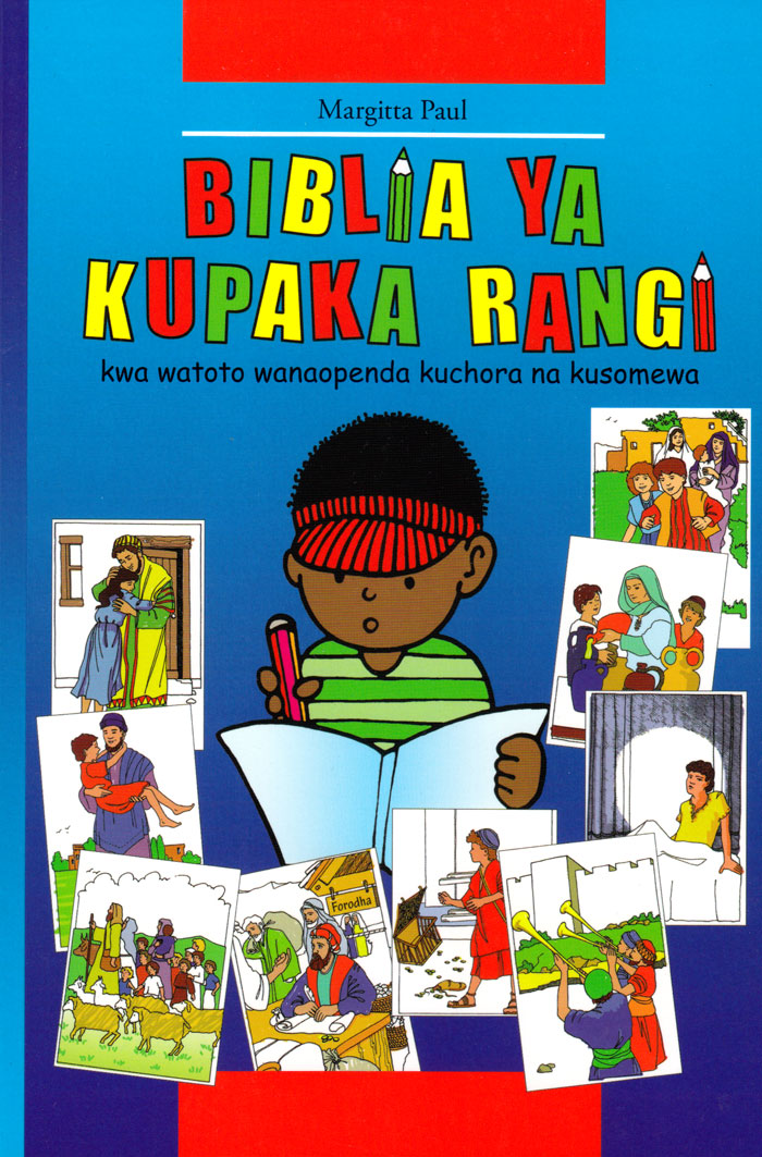 Biblia ya kupaka rangi - Bibbia da colorare per bambini in Swaili
