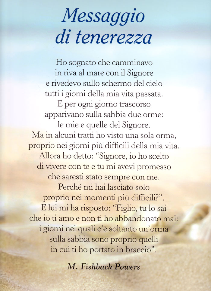 Messaggio di tenerezza
