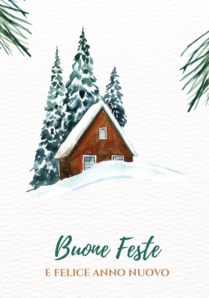 Biglietto "Buone Feste e Felice Anno Nuovo"