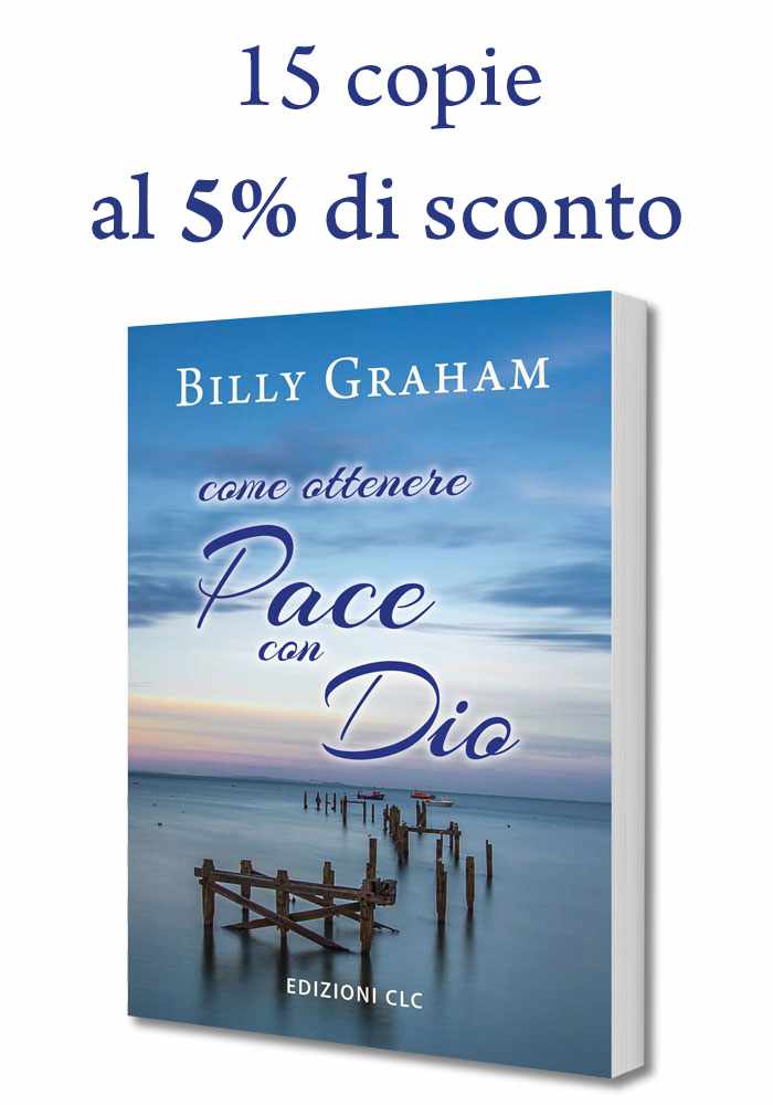 15 copie di "Come ottenere pace con Dio" al 5% di sconto