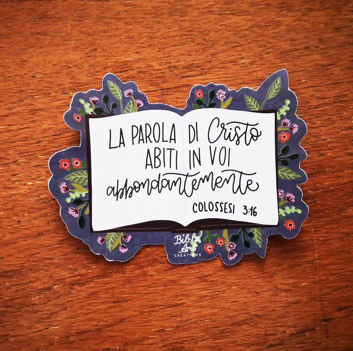 Adesivo Colossesi 3:16