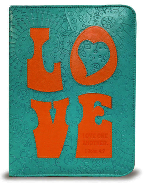 Copribibbia in similpelle Love
