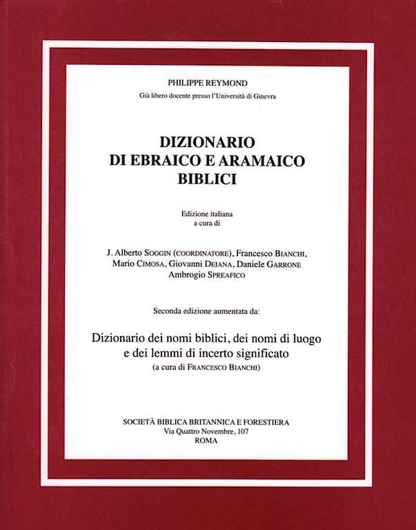 Dizionario di Ebraico e Aramaico biblici