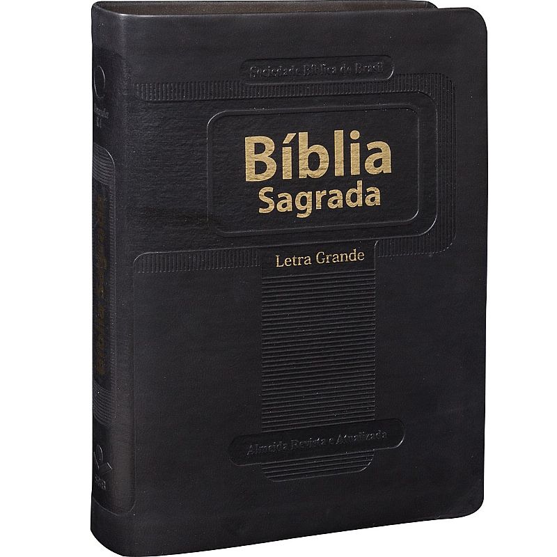 Bíblia Sagrada em formato compacto e letra grande