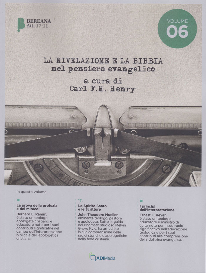 La Rivelazione e La Bibbia nel pensiero evangelico