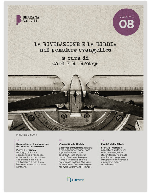 La Rivelazione e La Bibbia nel pensiero evangelico