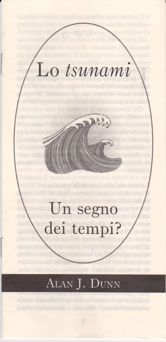 Lo tsunami. Un segno dei tempi