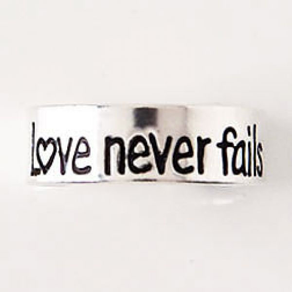 Anello per dito del piede in Argento - Love Never Fail