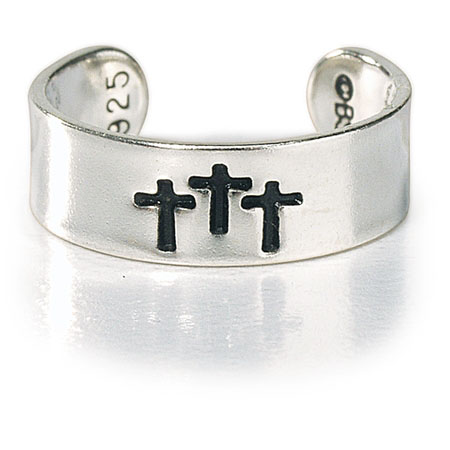 Anello per dito del piede in Argento - Tre Croci
