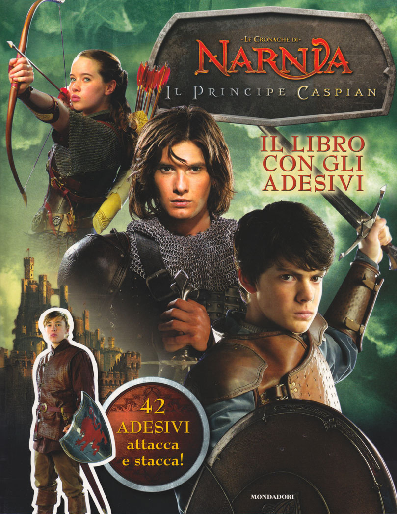 Il principe Caspian con 42 adesivi attacca e stacca!