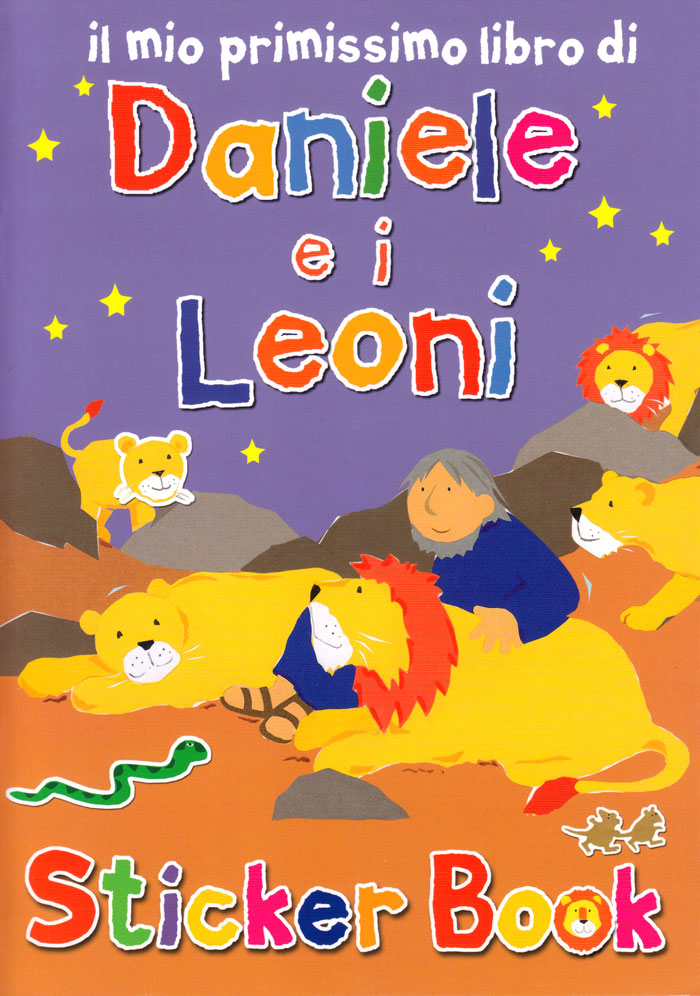 Daniele e i leoni - Libro illustrato con adesivi