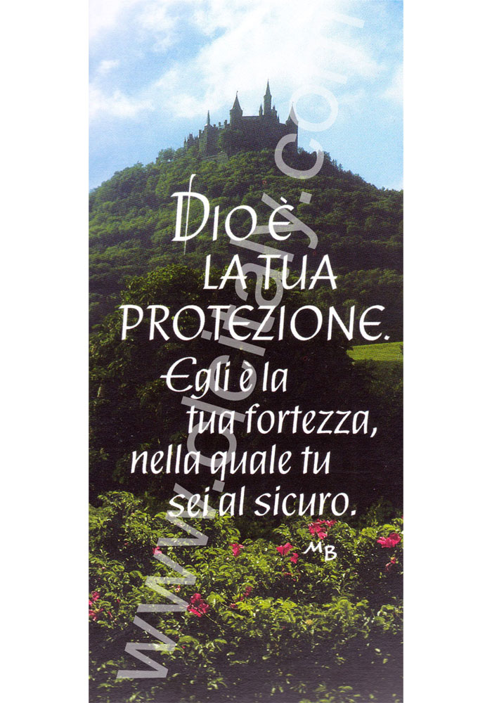 12 Segnalibri "Dio è la tua protezione"
