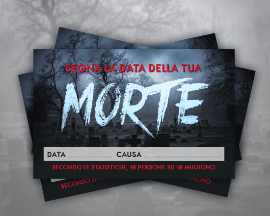 Segna la data della tua morte - Confezione da 100 opuscoli