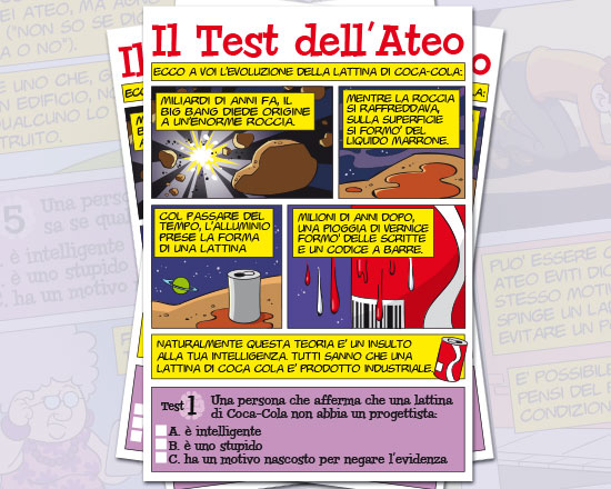 Il test dell’ateo - Confezione da 100 opuscoli