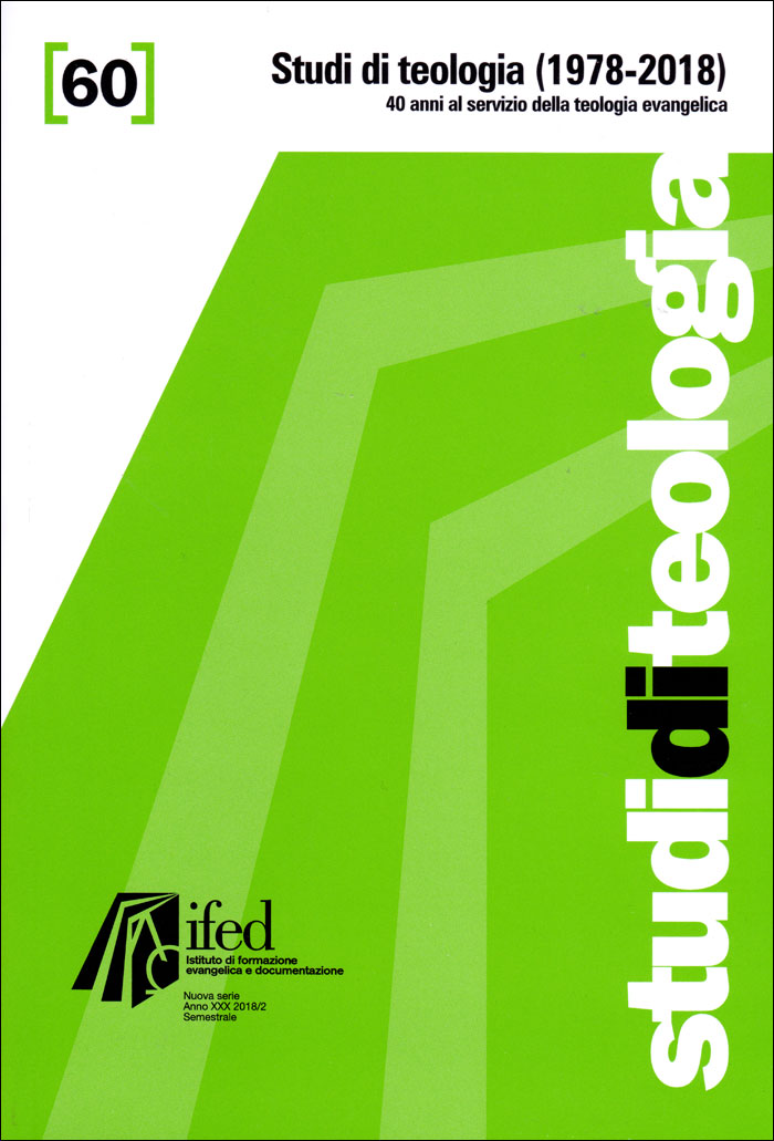 Studi di teologia 1978-2018 (Studi di teologia n°60)