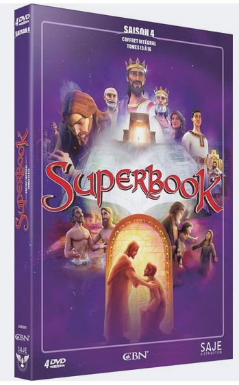 DVD Superbook Lot de 4 DVD