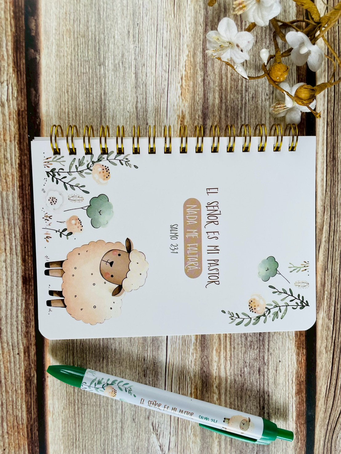 Pack libreta anillas con bolígrafo