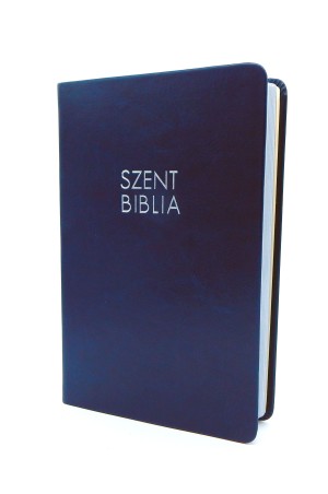 Biblia Károli közepes sötétkék