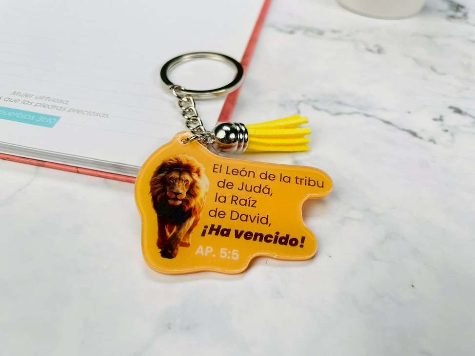 Llavero acrílico El león de Judá