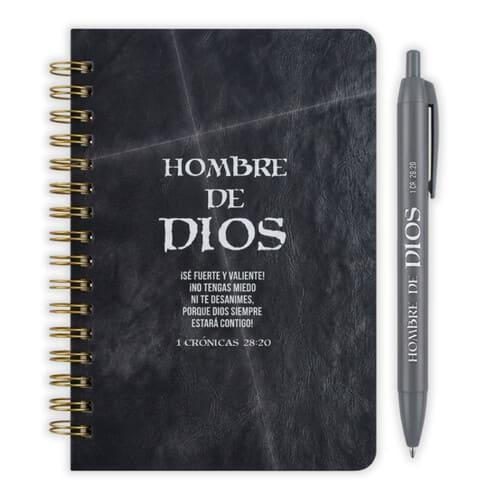 Pack Libreta con Bolígrafo - Hombre de Dios