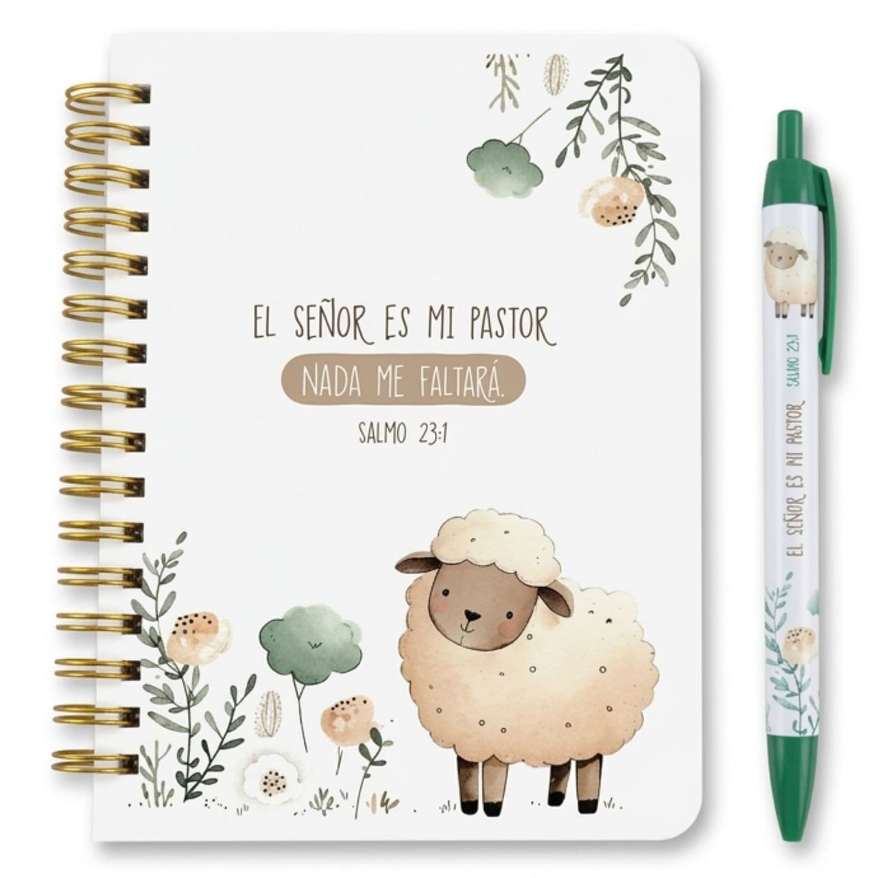 Pack Libreta con Bolígrafo - El Señor es mi Pastor