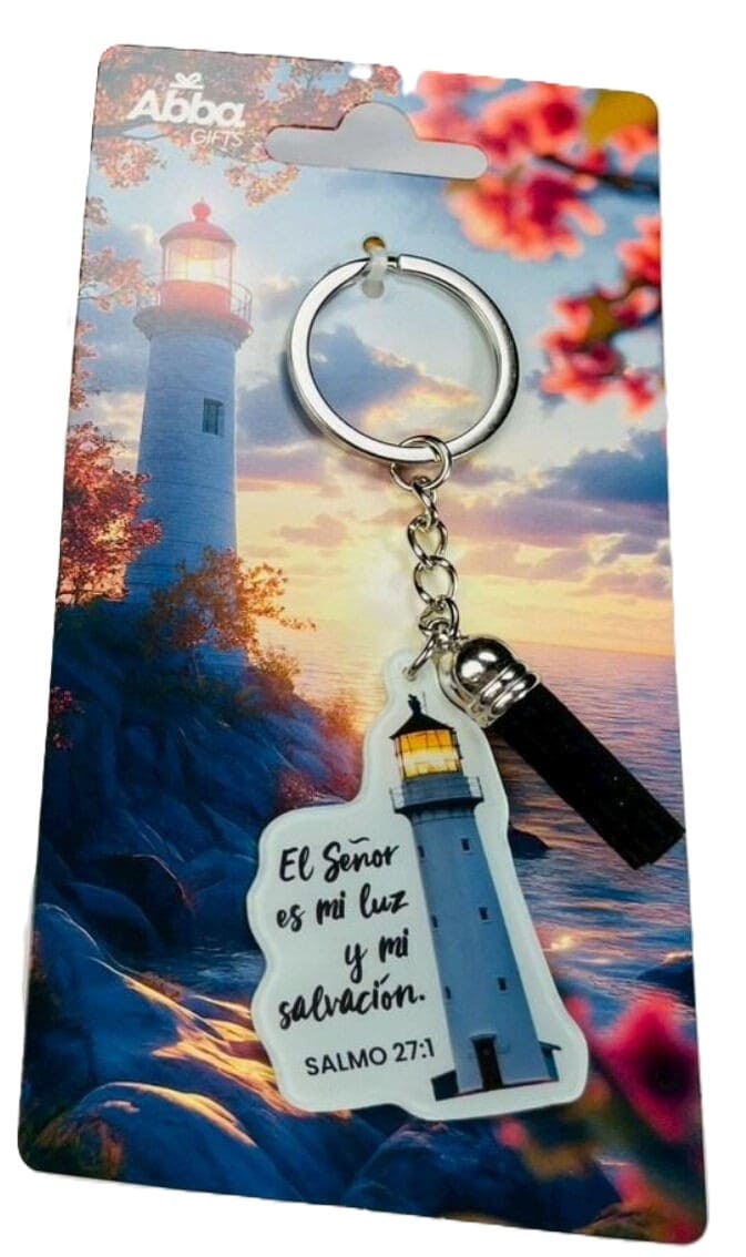 Llavero Acrílico con Tassel - El Señor es mi Luz