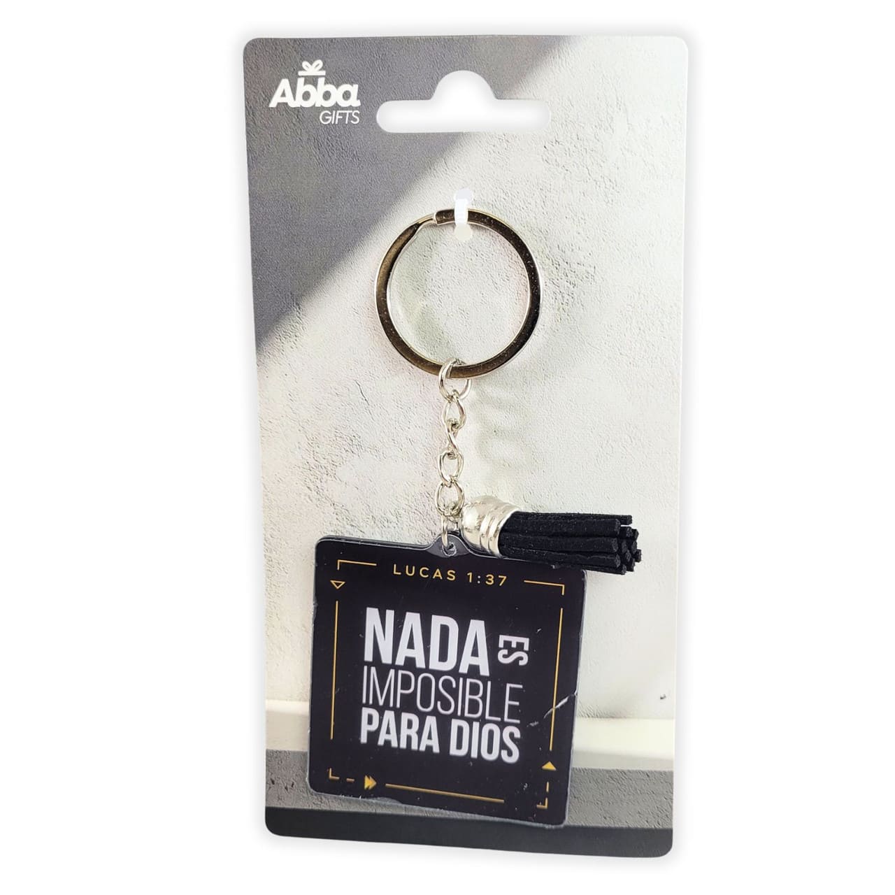 Llavero Acrílico con Tassel - Nada es Imposible