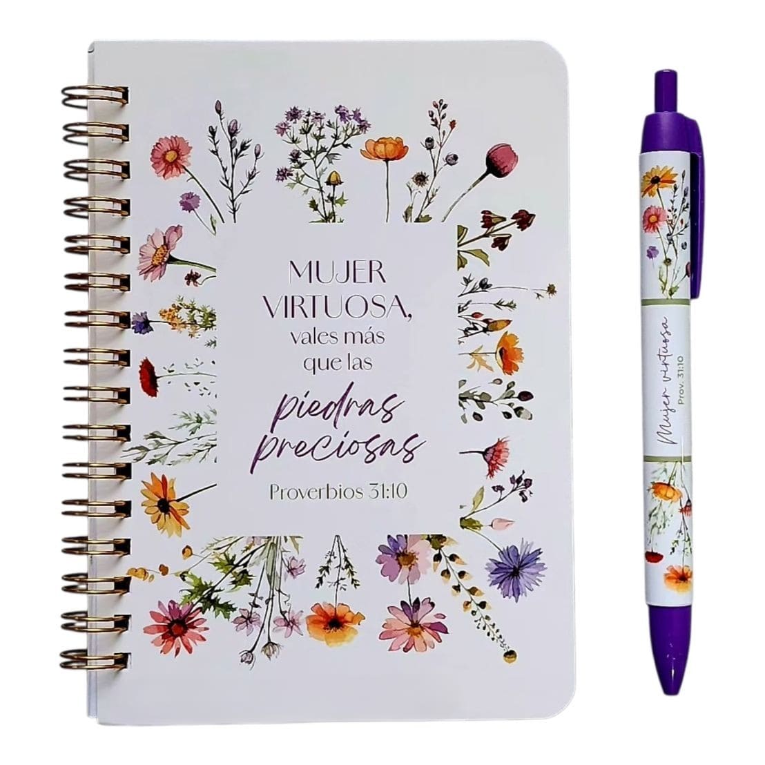 Pack Libreta con Bolígrafo - Mujer Virtuosa