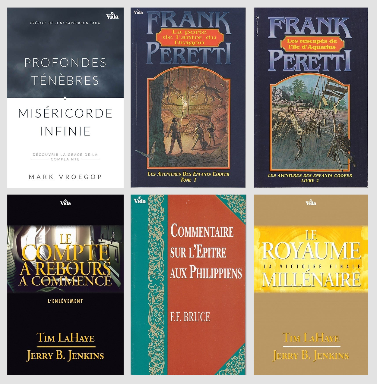 Lot de 6 livres